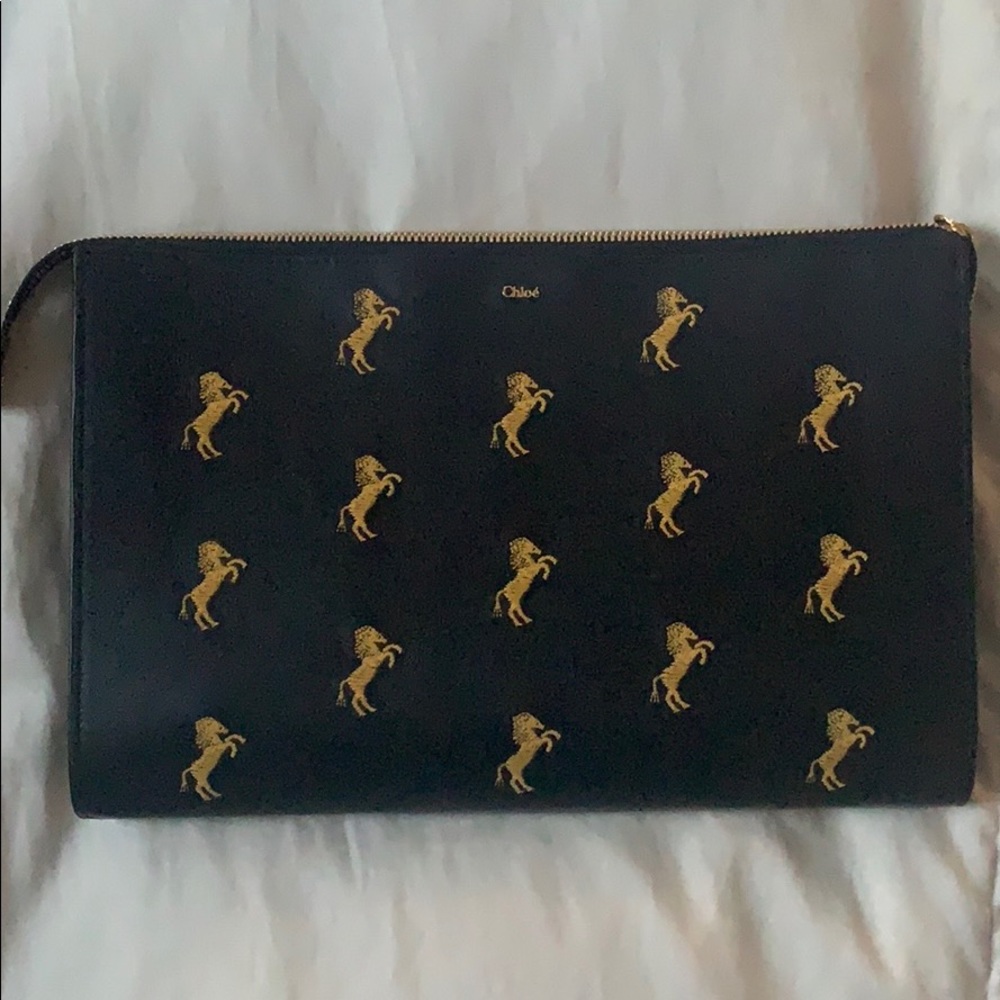 🎉FINAL PRICE DROP🎉Chloe Leather Zip Pouch